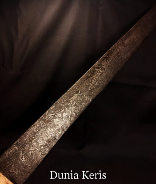 Pedang Lurus Full Pamor Asli Kuno