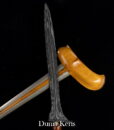 Keris Jalak Nguwung Pamor Kulit Semangka Cirebon Sepuh