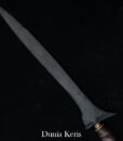 Keris Patrem Brojol Pamor Keleng Doho Sepuh