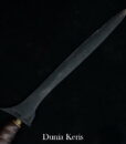 Keris Patrem Brojol Pamor Keleng Doho Sepuh