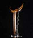 Keris Luk 13 Parungsari Pamor Janur Sinebit Sepuh