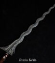 Keris Luk 13 Parungsari Pamor Janur Sinebit Sepuh