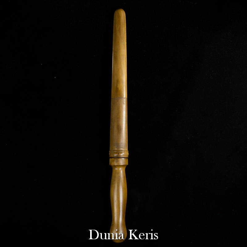 Tombak Khudup Melati Kinatah Emas Pamor Pulo Tirto